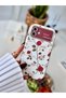 iPhone 12 Compatible Camera Print Rose Pattern Flexible Silicone Case - 2