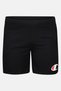 Men Sportswear Fit Brand Logo Outdoor Shorts, Black - 3