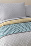 Hilaris Single Duvet Cover Set - Gray - 2