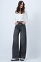 Gray High Waist 5-Pocket Baggy Jean Vs01450 - 5