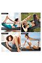 Non-Slip Yoga Mat 10mm with Strap, Home Workouts - Black - 4