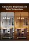 Smart Light Bulb E14, RGBWW LED Lamp, Works with Matter, Alexa, Google Assistant, Smart Bulb E - 4