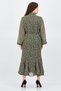 Women Allover Print Tie Shirt Dress, Multicolor - 2