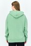 Women Sportswear Fit Long Sleeve Outdoor Hoodie, Sage Green - 2