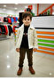 3668 Boy's Leather Coat 3-Piece Set - 3