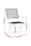 Folding Garden Chairs 6 pcs Grey Poly Rattan and Solid Wood - 3