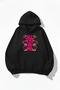 Unisex Soft Textured All Eyez Me Printed Design Oversized 3 Thread Hoodie Sweatshirt