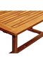 7 Piece Garden Dining Set Solid Wood Acacia and Textilene - 6