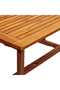 5 Piece Garden Dining Set Solid Wood Acacia and Textilene - 8