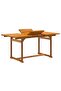 5 Piece Garden Dining Set Solid Wood Acacia and Textilene - 5