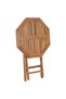 Folding Garden Table 60x60x75 cm Solid Teak Wood - 4
