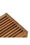 Garden Side Table Brown 50 x 32.5 x 35 cm Solid Teak Wood - 7