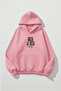 Unisex Soft Textured Hastala Vista Baby Printed Design Oversized 3 Thread Hoodie Sweatshirt