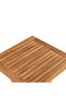 Folding Garden Table 45x45x45 cm Solid Teak Wood - 5