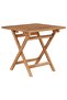 Folding Garden Table 45x45x45 cm Solid Teak Wood