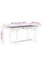 5 Piece Garden Dining Set Solid Wood Acacia and Textilene - 3