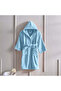Kids Hooded Bathrobe | Monogrammed Letter 'A' | Soft Cotton Comfort - 3