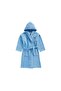 Kids Hooded Bathrobe | Monogrammed Letter 'A' | Soft Cotton Comfort