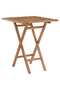 Folding Garden Table 60x60x75 cm Solid Teak Wood - 2