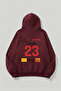 Unisex Soft Textured Heart Trace B Printed Design O Oversized 3 Thread Hoodie Sweatshirt - 2