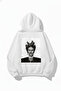 Unisex Soft Textured Frida Kahlo Viva La Vida Printed Design Oversized 3 Thread Hoodie Sweatshirt - 2