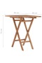 Folding Garden Table 60x60x75 cm Solid Teak Wood - 3
