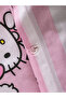 Pink Hello Kitty Patterned Girl's Duvet Cover Set City - 5