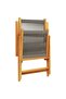 Garden Chairs 2 pcs Grey Solid Wood Acacia and Polypropylene - 7