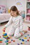 Girl's Color Palette Patterned Pajama Set for Ages 8 - 13
