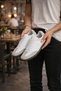 Unisex |   White |   Woman |   Boy Girl Child |   Striped Casual Sneaker Sports Shoes - 3