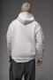 Hooded Hoodie Sweatshirt with Piping on the Front - 6