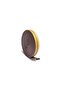 Door Window Cold Dustproof Insulation Seal Strip Self Adhesive Heat Insulation Brown 2.5Mt