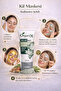 Pink Peel-Off Face Mask & Purifying Clay Mask – Peeling Effective Skin Care Set (2X 150ml) - 3