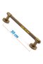 Sliding Door Pull Handle Grip Handle Steel Exterior Door Handle Lever 30cm Antique Yellow - 2