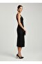 Square Neck Midi Dress - 2