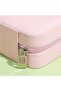 Pink Small Jewelry Box Gift Travel Jewelry Box,Mini Convenient Box,Zipper Box - 5