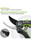 Secateurs & Pruning Scissors, Heavy Duty with SK5 Blades, Labor-saving, Safety Lock - 2