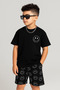 Children's Bottom Top Suit Shorts T-Shirt Summer Two-Piece Set - 2
