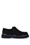 Men's Genuine Leather Black Nubuck Casual Shoes