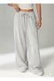 Seasonal Women's 2-Piece (Black + Gray) Sweatpants Loose-Fit Baggy Plus Size with Pockets - 5
