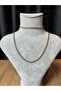 Men's Twist Special Design Necklace and Bracelet Bujiteri Set