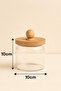 3-Piece Borosilicate 450ml Jar Set with Bamboo Lid Kw-747 - 7