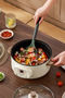 Multi-function Electric Cooker Digital Display Control Rice Noodles Eggs Cooking Hot Pot - 2.6L - 5