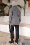 Smoked Pocket Laser Cut Denim Jacket - 4