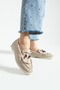 Women's Casual Suede Loafer Shoes Comfortable Sole Tassel Shoes - 3
