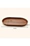 6-Piece Wooden Look Breakfast Presentation Set - Serving Plates, Decorative Breakfast Plate - 6