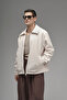Trend Biz Oversized Men's Zippered Cashmere Jacket - 4