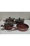 Granite Cookware (Set of 4) Burgundy Color (4 mm Thickness)