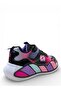 02 Orthopedic Girl's Black/Fuchsia Comfortable Sneaker - 5