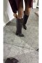 Brown Thick Heeled XL Cut Women's Boots - 3